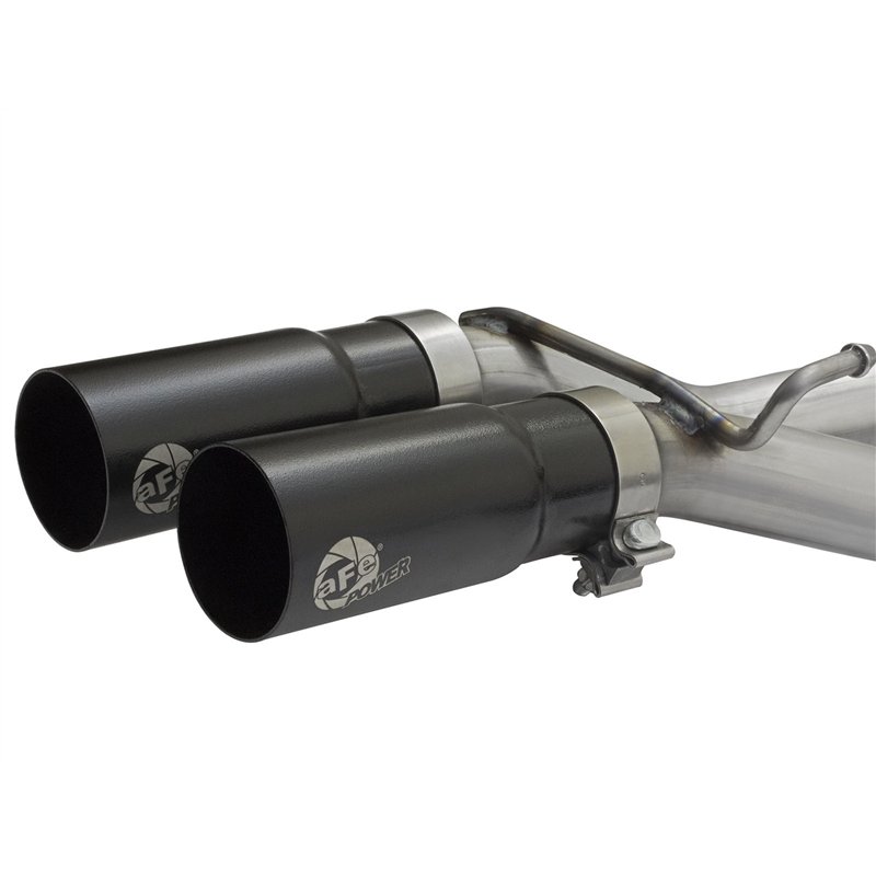 aFe Power | Rebel Series 3 IN to 2-1/2 IN 409 Stainless Steel Cat-Back Exhaust w/Black Tip - F-150 4.6L / 5.4L 2004-2008