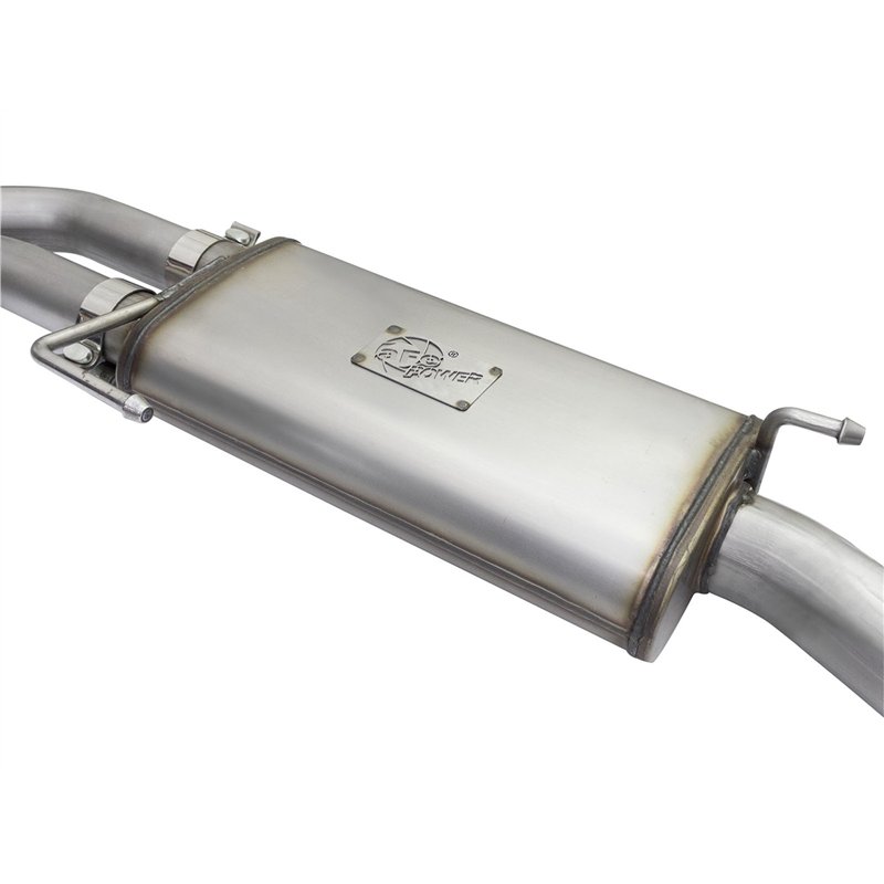 aFe Power | Rebel Series 3 IN to 2-1/2 IN 409 Stainless Steel Cat-Back Exhaust w/Black Tip - F-150 4.6L / 5.4L 2004-2008