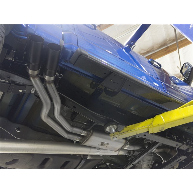 aFe Power | Rebel Series 3 IN to 2-1/2 IN 409 Stainless Steel Cat-Back Exhaust w/Black Tip - F-150 2.7T / 3.5T / 5.0L 2015-2020