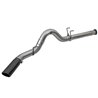 aFe Power | Large Bore-HD 5 IN 409 Stainless Steel DPF-Back Exhaust System w/Black Tip - F-250 / F-350 6.7L 2017-2025