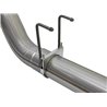 aFe Power | Large Bore-HD 5 IN 409 Stainless Steel DPF-Back Exhaust System w/Black Tip - F-250 / F-350 6.7L 2017-2025