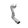 aFe Power | Large Bore-HD 4 IN 409 Stainless Steel DPF-Back Exhaust System w/Polished Tip - Silverado / Sierra 2500 HD / 3500 HD