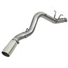 aFe Power | Large Bore-HD 4 IN 409 Stainless Steel DPF-Back Exhaust System w/Polished Tip - Silverado / Sierra 2500 HD / 3500 HD