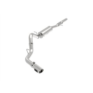 aFe Power | Apollo GT Series 4 IN 409 Stainless Steel Cat-Back Exhaust System w/Polish Tip - Silverado / Sierra 1500 6.2L 2014-2