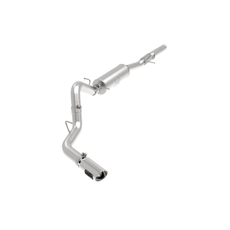 aFe Power | Apollo GT Series 4 IN 409 Stainless Steel Cat-Back Exhaust System w/Polish Tip - Silverado / Sierra 1500 6.2L 2014-2