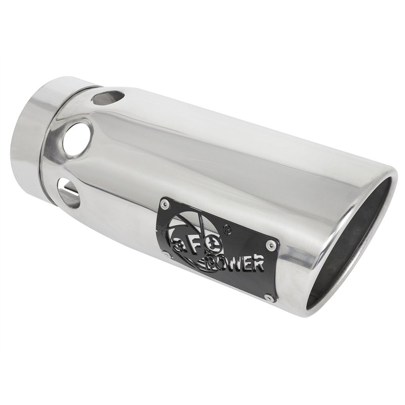 aFe Power | Apollo GT Series 4 IN 409 Stainless Steel Cat-Back Exhaust System w/Polish Tip - Silverado / Sierra 1500 6.2L 2014-2