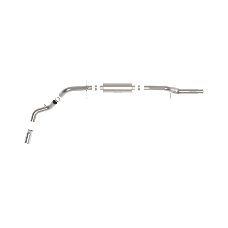 aFe Power | Apollo GT Series 4 IN 409 Stainless Steel Cat-Back Exhaust System w/Polish Tip - Silverado / Sierra 1500 6.2L 2014-2