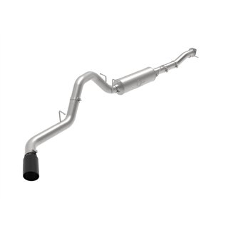 aFe Power | Apollo GT Series 4 IN 409 Stainless Steel Cat-Back Exhaust System w/Black Tip - Silverado / Sierra 2500 HD / 3500 HD