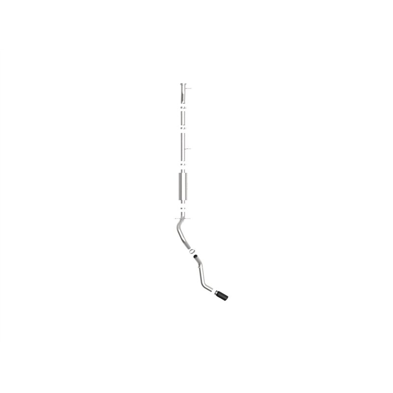 aFe Power | Apollo GT Series 4 IN 409 Stainless Steel Cat-Back Exhaust System w/Black Tip - Silverado / Sierra 2500 HD / 3500 HD