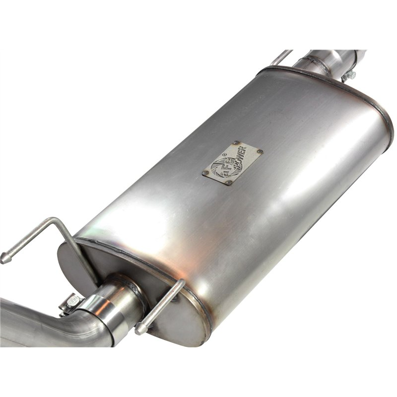 aFe Power | MACH Force-Xp 3 IN 409 Stainless Steel Cat-Back Exhaust System w/Polished Tip - Tacoma 4.0L 2005-2012