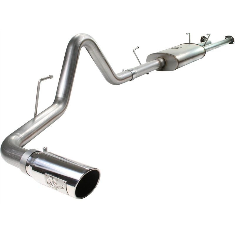 aFe Power | MACH Force-Xp 3 IN 409 Stainless Steel Cat-Back Exhaust System w/Polished Tip - Tundra 5.7L 2007-2009