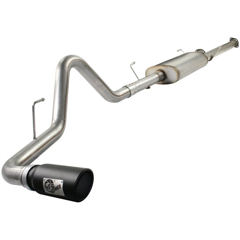 aFe Power | MACH Force-Xp 3 IN 409 Stainless Steel Cat-Back Exhaust System w/Black Tip - Tundra 5.7L 2010-2021