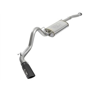 aFe Power | MACH Force-Xp 3 IN 409 Stainless Steel Cat-Back Exhaust System w/Black Tip - Tacoma 3.5L 2016-2023