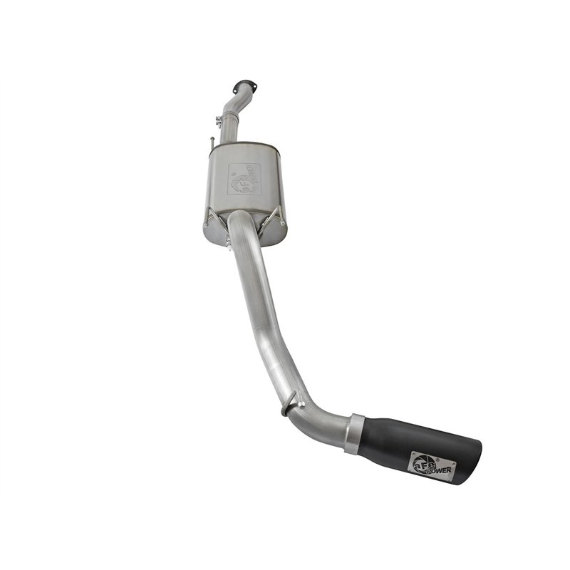 aFe Power | MACH Force-Xp 3 IN 409 Stainless Steel Cat-Back Exhaust System w/Black Tip - Tacoma 3.5L 2016-2023
