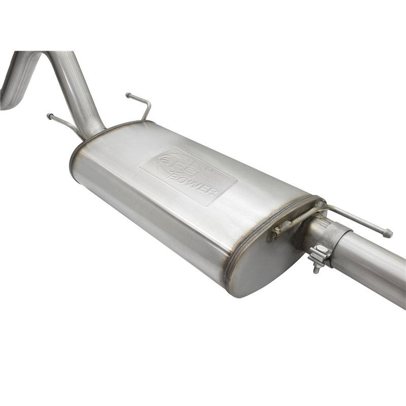 aFe Power | MACH Force-Xp 3 IN 409 Stainless Steel Cat-Back Exhaust System w/Black Tip - Tacoma 3.5L 2016-2023