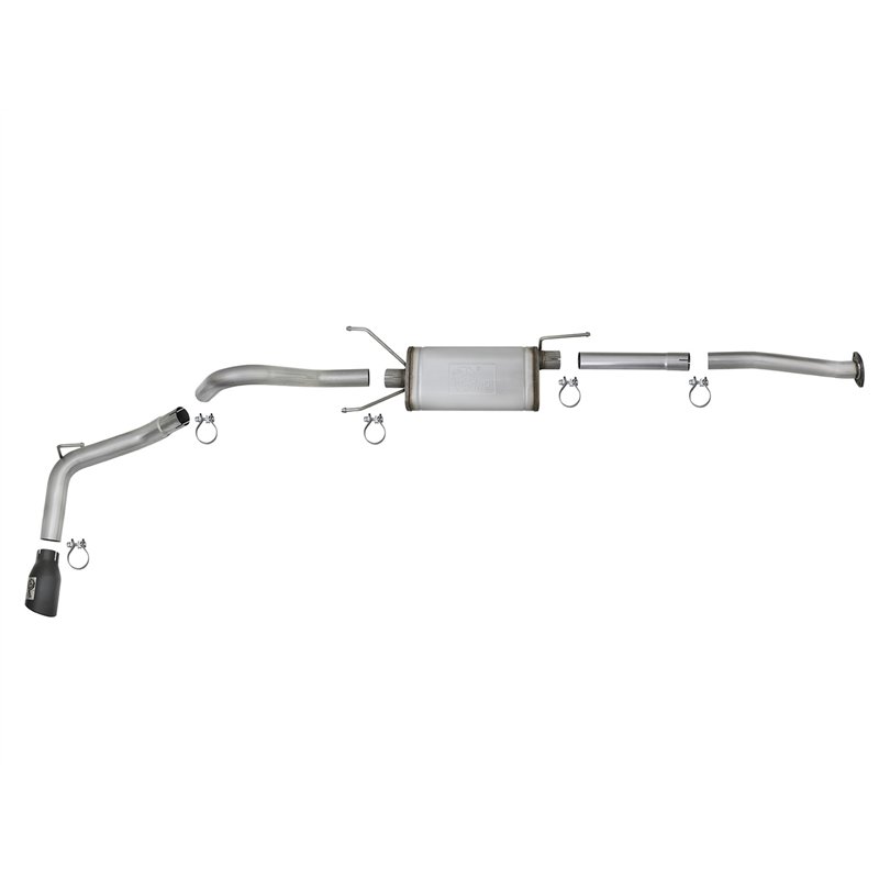 aFe Power | MACH Force-Xp 2-1/2 IN 304 Stainless Steel Cat-Back Exhaust w/Black Tip - Tacoma 2.7L / 3.5L 2016-2023