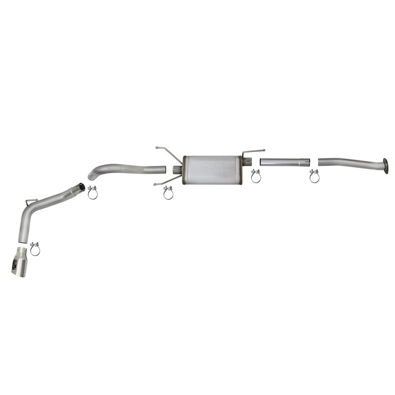 aFe Power | MACH Force-Xp 2-1/2 IN 304 Stainless Steel Cat-Back Exhaust w/Polished Tip - Tacoma 2.7L / 3.5L 2016-2023
