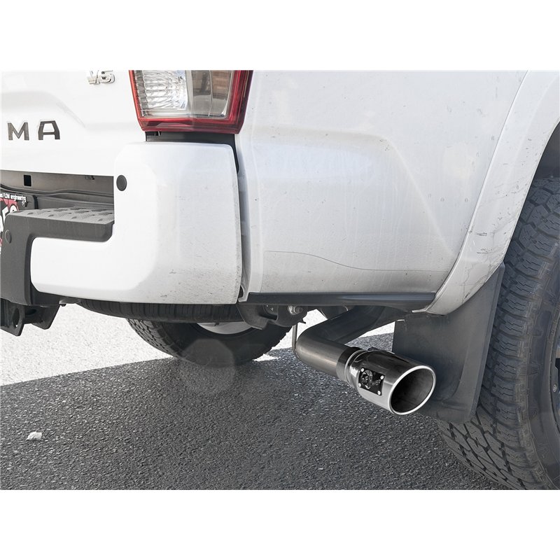 aFe Power | MACH Force-Xp 2-1/2 IN 304 Stainless Steel Cat-Back Exhaust w/Polished Tip - Tacoma 2.7L / 3.5L 2016-2023