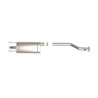 aFe Power | ROCK BASHER 2-1/2 IN 409 Stainless Steel Cat-Back Exhaust System - Tacoma 2.4L / 2.7L / 3.4L 2000-2004