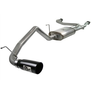 aFe Power | MACH Force-Xp 2-1/2 IN to 3 IN 409 Stainless Steel Cat-Back Exhaust w/Black Tip - Titan 5.6L 2004-2015