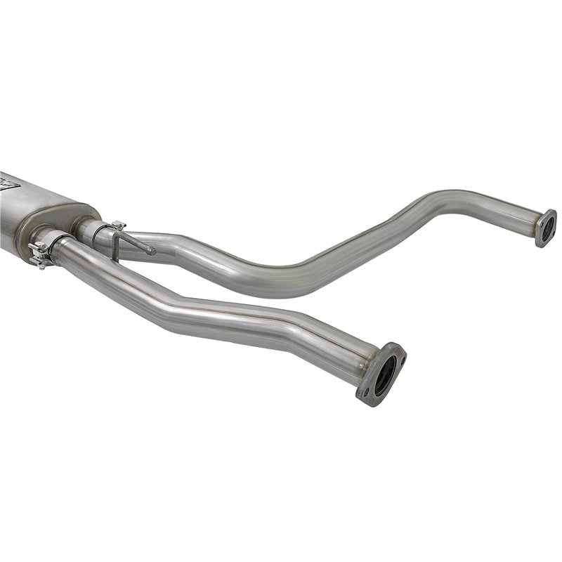 aFe Power | Rebel Series 3 IN 409 Stainless Steel Cat-Back Exhaust System w/Polished Tip - Titan 5.6L 2004-2015