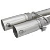 aFe Power | Rebel Series 3 IN 409 Stainless Steel Cat-Back Exhaust System w/Polished Tip - Titan 5.6L 2004-2015