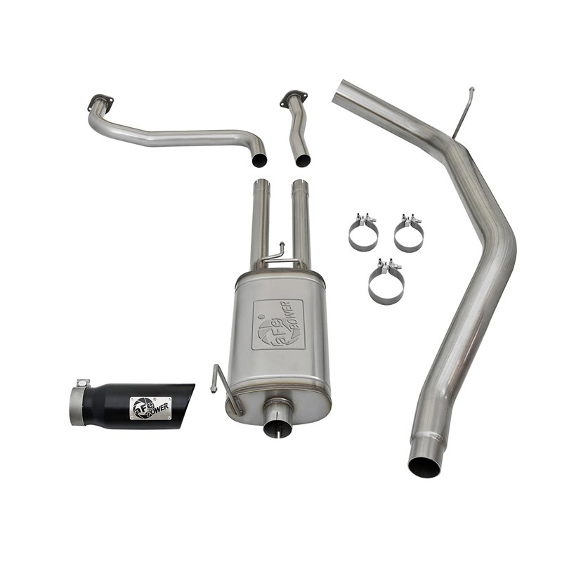 aFe Power | MACH Force-Xp 2-1/2in. Cat-Back Exhaust System w/Black Tip - Titan 5.6L 2017-2021