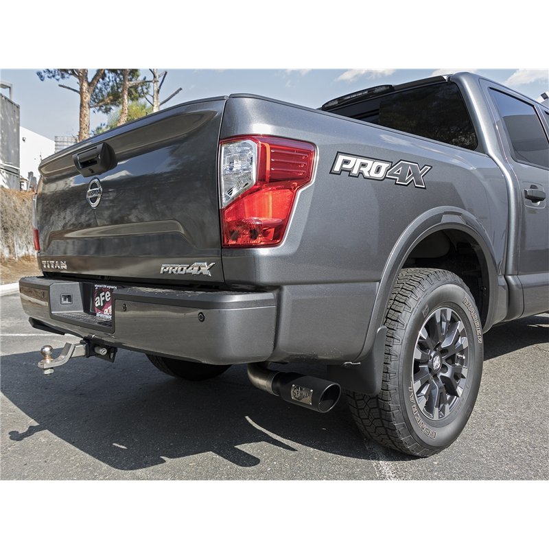 aFe Power | MACH Force-Xp 2-1/2in. Cat-Back Exhaust System w/Black Tip - Titan 5.6L 2017-2021