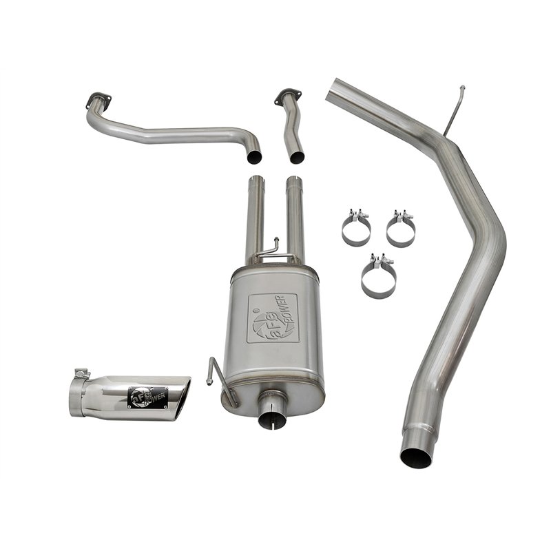 aFe Power | MACH Force-Xp 2-1/2in. Cat-Back Exhaust System w/Polished Tip - Titan 5.6L 2017-2021
