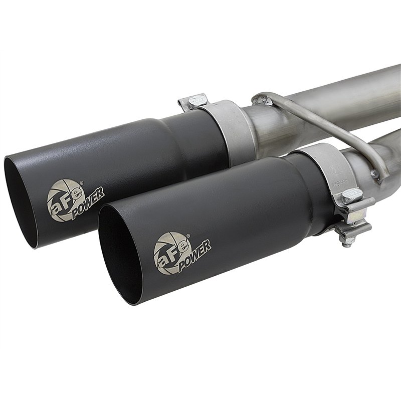 aFe Power | Rebel Series 2-1/2in. Cat-Back Exhaust System w/Black Tip - Titan 5.6L 2017-2021