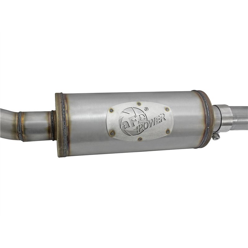 aFe Power | Rebel Series 2-1/2 IN 409 Stainless Steel Cat-Back Exhaust System w/Black Tip - Wrangler (JK) 3.6L / 3.8L 2007-2018