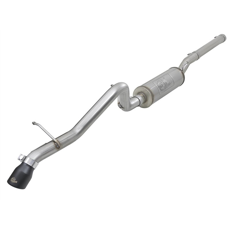 aFe Power | MACH Force-Xp 2-1/2 IN 409 Stainless Steel Cat-Back Hi-Tuck Exhaust w/Black Tip - Wrangler (JK) 3.6L / 3.8L 2007-201