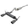 aFe Power | Rebel Series 2-1/2 IN 409 Stainless Steel Cat-Back Exhaust System w/Black Tips - Wrangler (JK) 3.6L / 3.8L 2007-2018