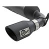 aFe Power | Rebel Series 2-1/2 IN 409 Stainless Steel Cat-Back Exhaust System w/Black Tips - Wrangler (JK) 3.6L / 3.8L 2007-2018