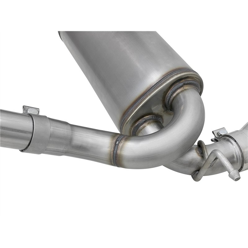 aFe Power | Rebel Series 2-1/2 IN 409 Stainless Steel Cat-Back Exhaust w/Polished Tips - Wrangler (JK) 3.6L / 3.8L 2007-2018