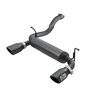 aFe Power | Rebel Series 2-1/2 IN 409 Stainless Steel Axle-Back Exhaust System w/Black Tips - Wrangler (JL) 2.0T / 3.6L 2018-202