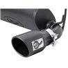 aFe Power | Rebel Series 2-1/2 IN 409 Stainless Steel Axle-Back Exhaust System w/Black Tips - Wrangler (JL) 2.0T / 3.6L 2018-202