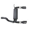 aFe Power | Rebel Series 2-1/2 IN 409 Stainless Steel Axle-Back Exhaust System w/Black Tips - Wrangler (JL) 2.0T / 3.6L 2018-202