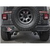 aFe Power | Rebel Series 2-1/2 IN 409 Stainless Steel Axle-Back Exhaust System w/Black Tips - Wrangler (JL) 2.0T / 3.6L 2018-202