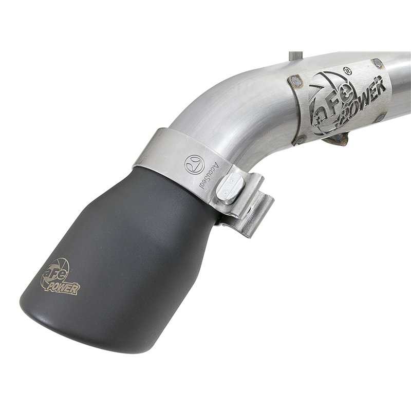 aFe Power | MACH Force-Xp 409 Stainless Steel Axle-Back Exhaust System w/Black Tip - Wrangler (JL) 2.0T / 3.6L 2018-2025