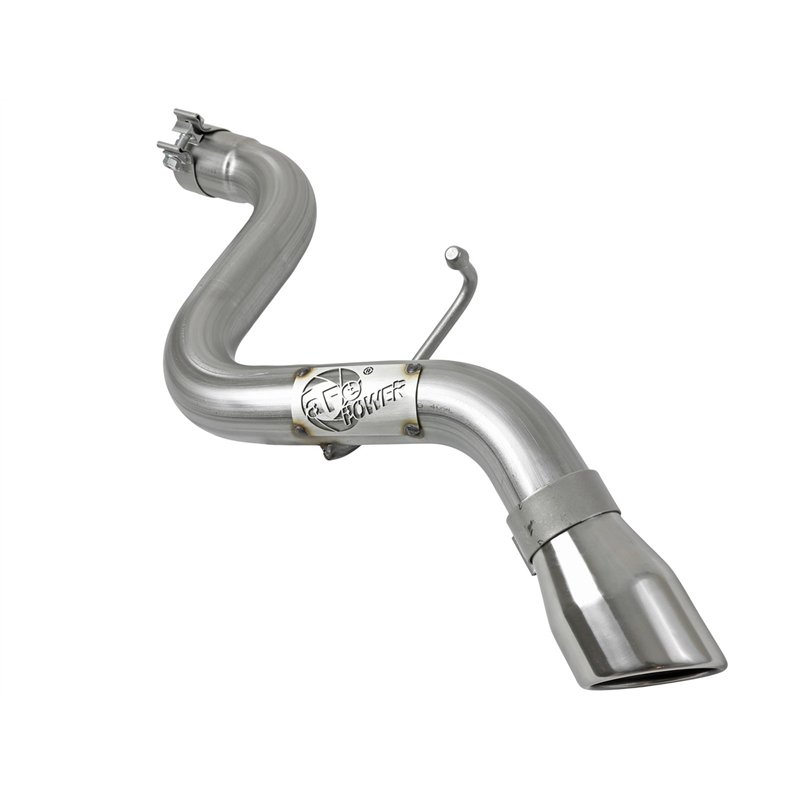 aFe Power | MACH Force-Xp 409 Stainless Steel Axle-Back Exhaust System w/Polished Tip - Wrangler (JL) 2.0T / 3.6L 2018-2025