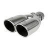 aFe Power | Rebel Series 2-1/2 IN 409 Stainless Steel Axle-Back Exhaust System Polished - Wrangler (JK) 3.6L / 3.8L 2007-2018
