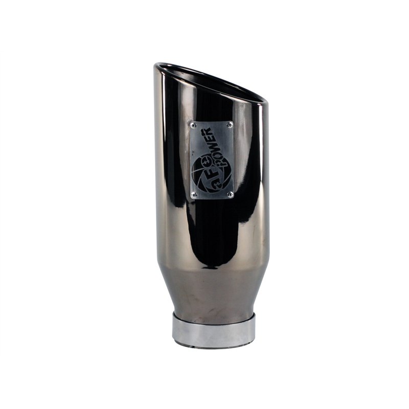 aFe Power | MACH Force-Xp 409 Stainless Steel Clamp-on Exhaust Tip Black Chrome