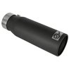 aFe Power | MACH Force-Xp 409 Stainless Steel Clamp-on Exhaust Tip Black