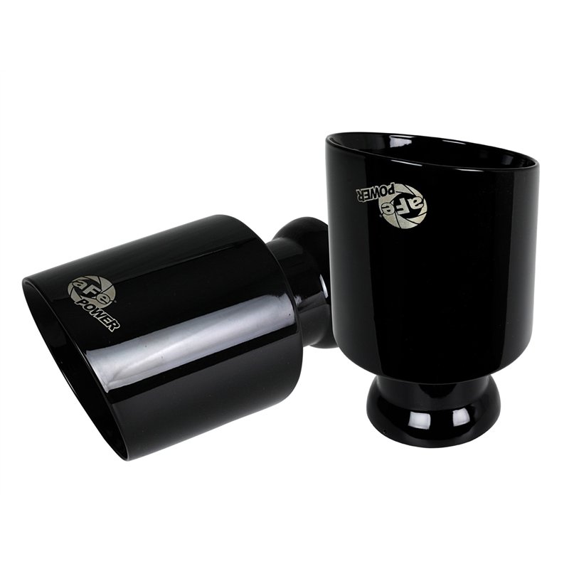 aFe Power | MACH Force-Xp 4-1/2 IN Carbon Fiber OE Replacement Exhaust Tips - Charger 6.2L / 6.4L 2015-2023