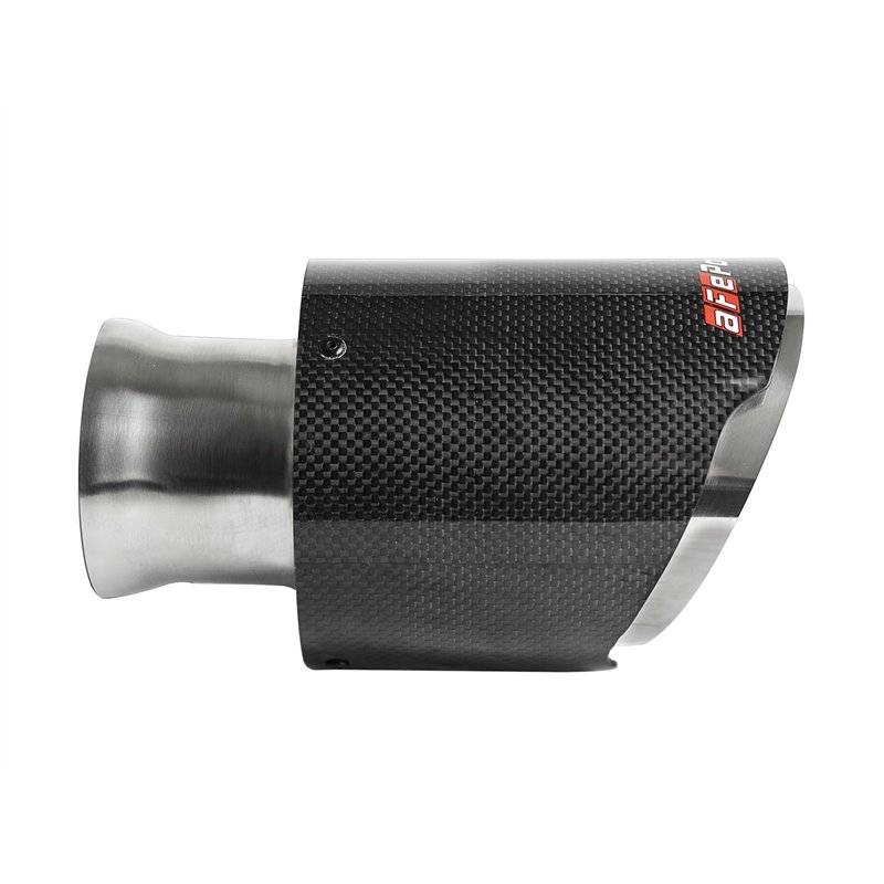 aFe Power | MACH Force-Xp 4-1/2 IN Carbon Fiber OE Replacement Exhaust Tips - Charger 6.2L / 6.4L 2015-2023
