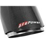 aFe Power | MACH Force-Xp 4-1/2 IN Carbon Fiber OE Replacement Exhaust Tips - Charger 6.2L / 6.4L 2015-2023