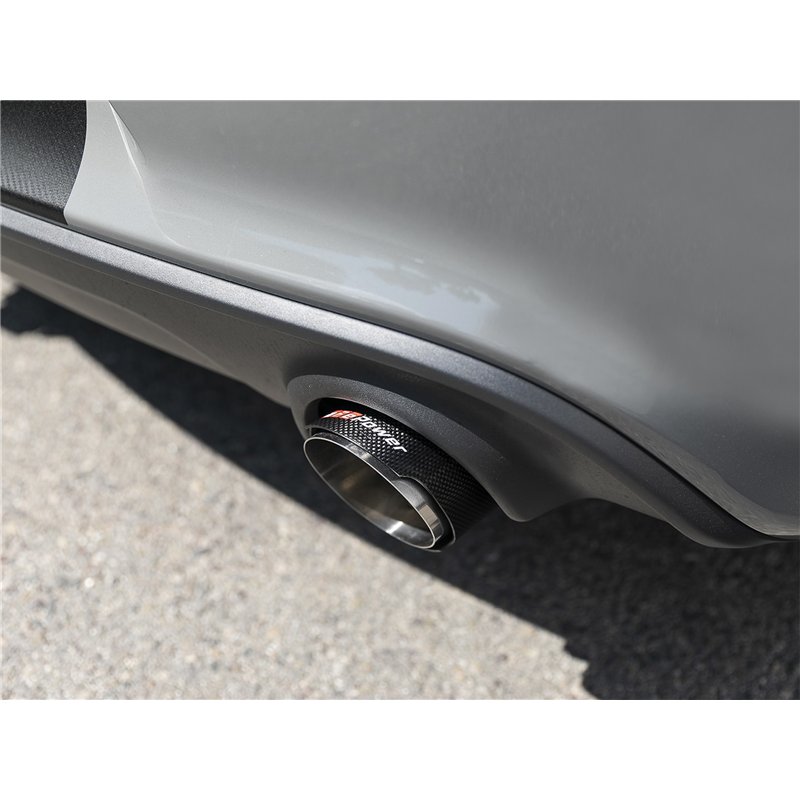 aFe Power | MACH Force-Xp 4-1/2 IN Carbon Fiber OE Replacement Exhaust Tips - Charger 6.2L / 6.4L 2015-2023