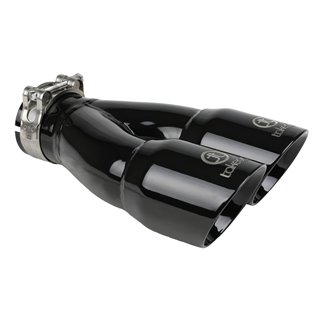 aFe Power | Takeda 304 Stainless Steel Clamp-on Exhaust Tip Black