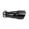 aFe Power | Takeda 304 Stainless Steel Clamp-on Exhaust Tip Black